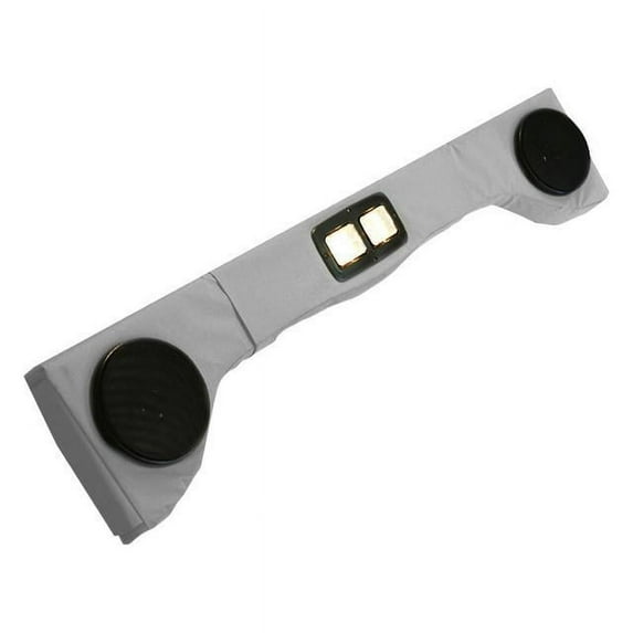 VDP 2 Speaker Upholstered Sound Bar, 87-02 Jeep Wrangler In Gray, 792111