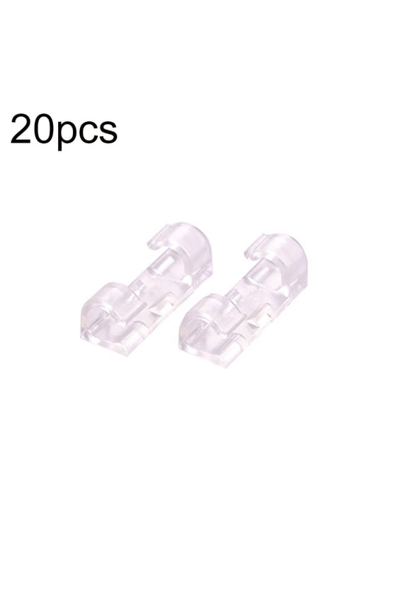 20Pcs Self-adhesive Cable Clip Clamp Wire Buckle Line Fastener Organizer Fixer