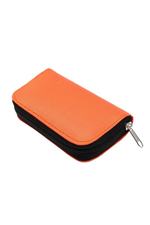 22 Slots Memory Card Storage Zipper Pouch Case Protector Holder Wallet