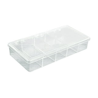 Met Lux Rectangle Clear Plastic 1/2 Size Cold Food Storage Container - 8  Depth - 10 count box