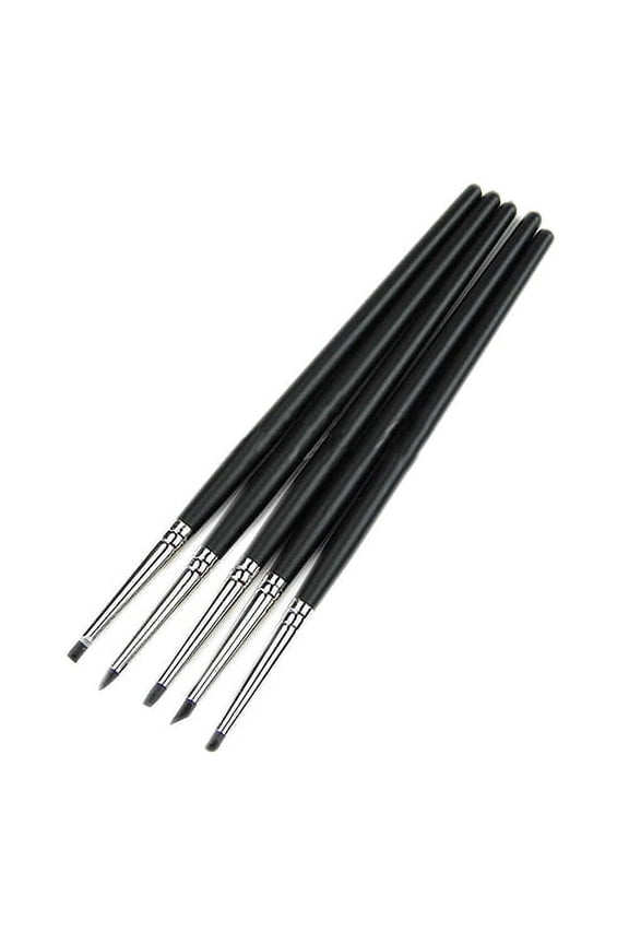 5pcs Silicone Rubber Shapers Polymer Clay Sculpting Modelling Pens Tools Set