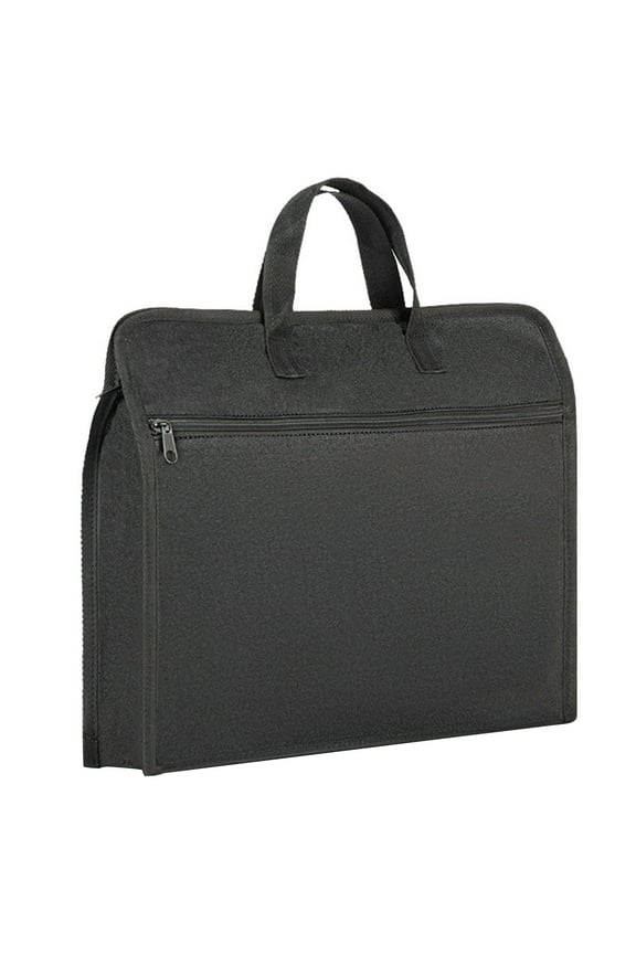 File Bag Large Capacity Double-tier Waterproof Oxford Cloth Office Business Travel Briefcase for Outdoor