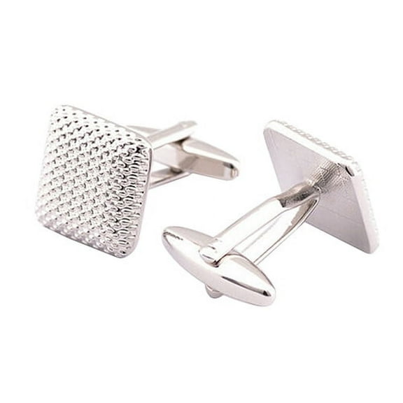 VEAREAR Gentleman Men Business Shirt Cufflinks Wedding Party Gift Silver Color Cuff Link