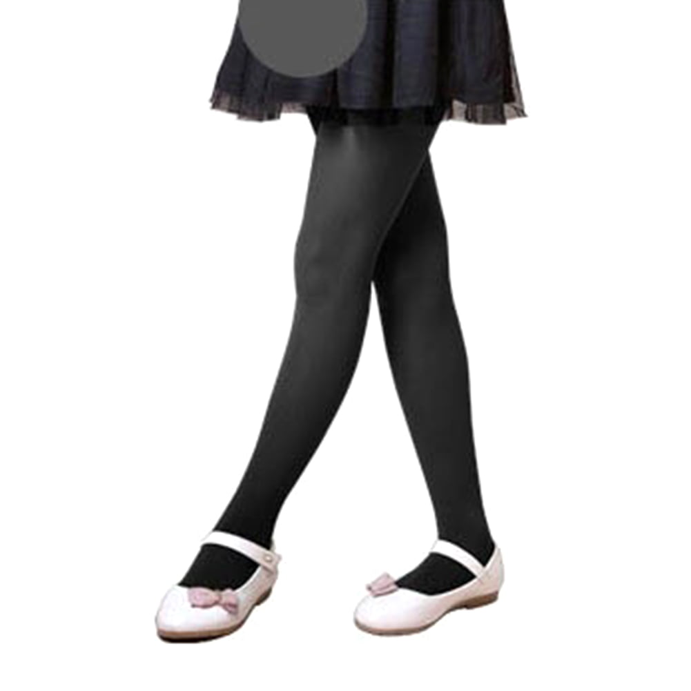 ToBeInStyle Girl's Girls Opaque Tights - Black - S : : Clothing,  Shoes & Accessories