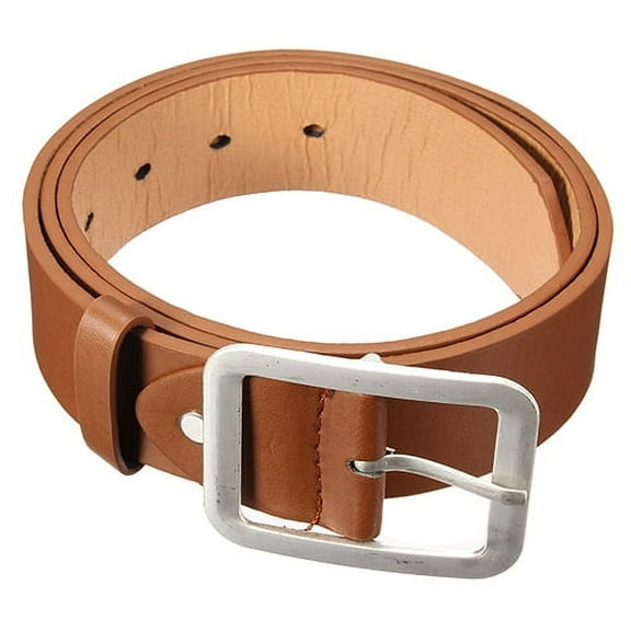 VEAREAR Men's Stylish Casual Waistband PU Leather Pin Buckle Waist Strap Business Belt