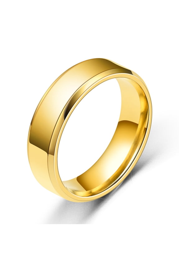 Wide Anti-rust Men Ring Stainless Steel Simple Exquisite Engagement Ring Fashion Jewelry