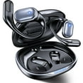 thumbnail image 1 of VEATOOL T6 Open Ear Headphones,Bluetooth 6.0 Wireless Earbuds,72H Playtime Stereo Sound Earphones,Air Conduction IPX7 Waterproof Open Ear Earbud with Ear Hooks, Sport Headset for Cycling Workouts, 1 of 7