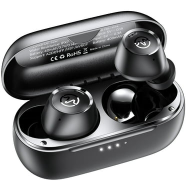 VEAT00L M14 Wireless Earbuds Bluetooth 5.3 in Ear Light-Weight Headphones Built-in Mics, 50 Hours Playtime, IPX7, Immersive Premium Sound Mini Earphones Long Distance Connection Headset