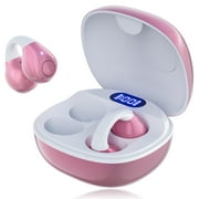 VEAT00L Open-Ear Headphones, Wireless Clip On Earbuds with Digital Display Charging Case 68 Hours Playtime, Lightweight Comfort, Stable Fit, Open-Ear Safety Design for Active and Office Use