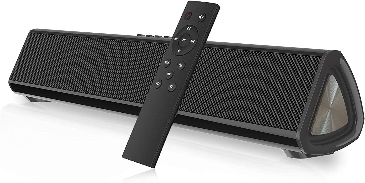 onn. 16" 2.0Channel Soundbar with Bluetooth Remote Control