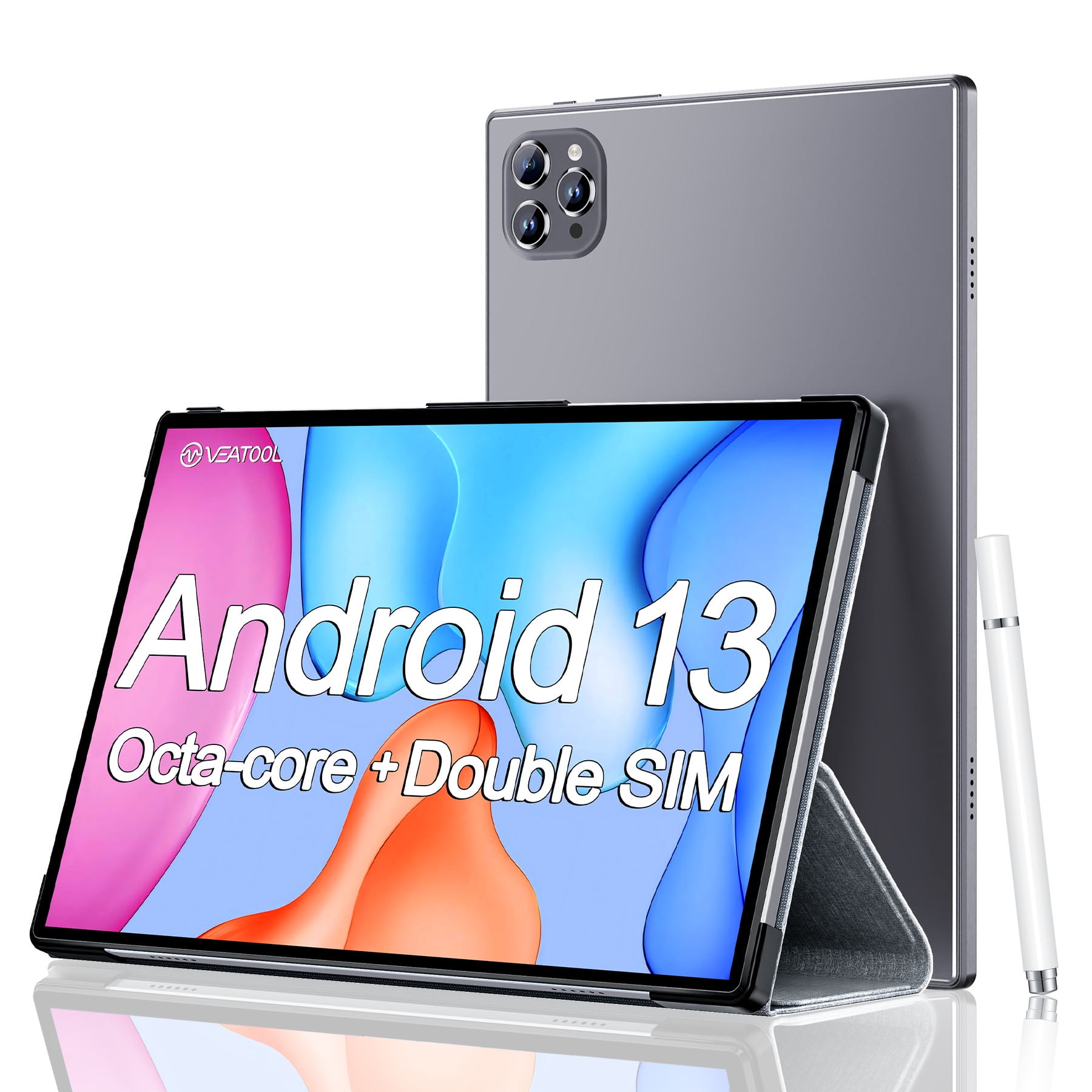 VEAT00L Tablet,10.1 inch Android 13 Tablets 2025,6GB RAM 64GB ROM