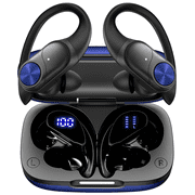 سماعات الرأس VEAT00L V6 Bluetooth سماعات الأذن اللاسلكية 88 ساعة تشغيل سماعات الأذن الرياضية مع علبة شحن الشاشة الرقمية Earhook IPX7 سماعات الأذن المقاومة للماء Deep Bass تشغيل سماعات الأذن لنظام iOS Android المحمول