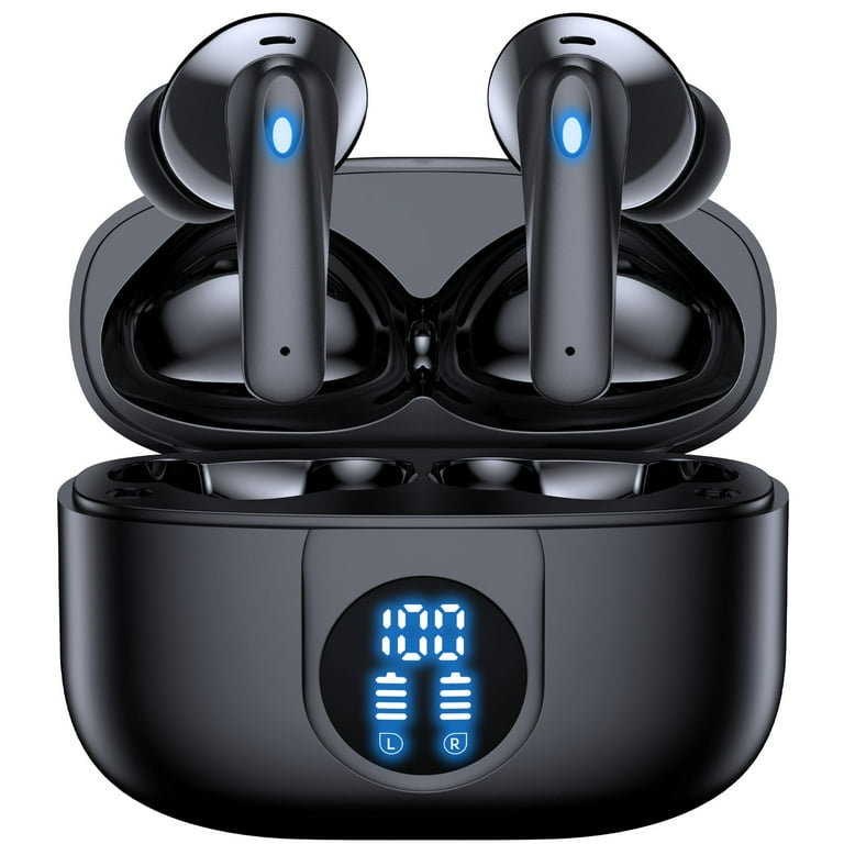 VEAT00L Wireless earbuds Bluetooth headset 60 hours of battery life with noise cancellation Clear calls Built in microphone IPX7 waterproof V5.4