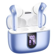 VEATOOL Bluetooth Headphones True Wireless Earbuds 65H Playback Power Display Earphones with Wireless Charging Case IPX7 Waterproof in-Ear Earbuds with Mic for TV Smart Phone Computer Laptop