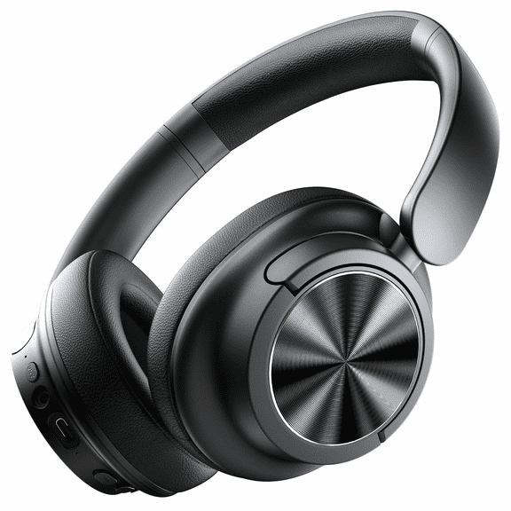 VEAT00L -45dB Hybrid Active Noise Cancelling Headphones, 120H Playtime Bluetooth Over Ear Headphones, Bluetooth 6.0 Wireless Headset with Head Tracking, 6 ENC Mic, Spitial Audio, Transparency Mode