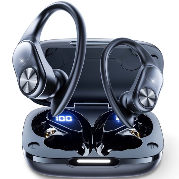 VEATOOL Wireless Earbuds Bluetooth 6.0 200Hrs Playback Sport IP68 Waterproof ENC Mic Deep Bass for iOS Android
