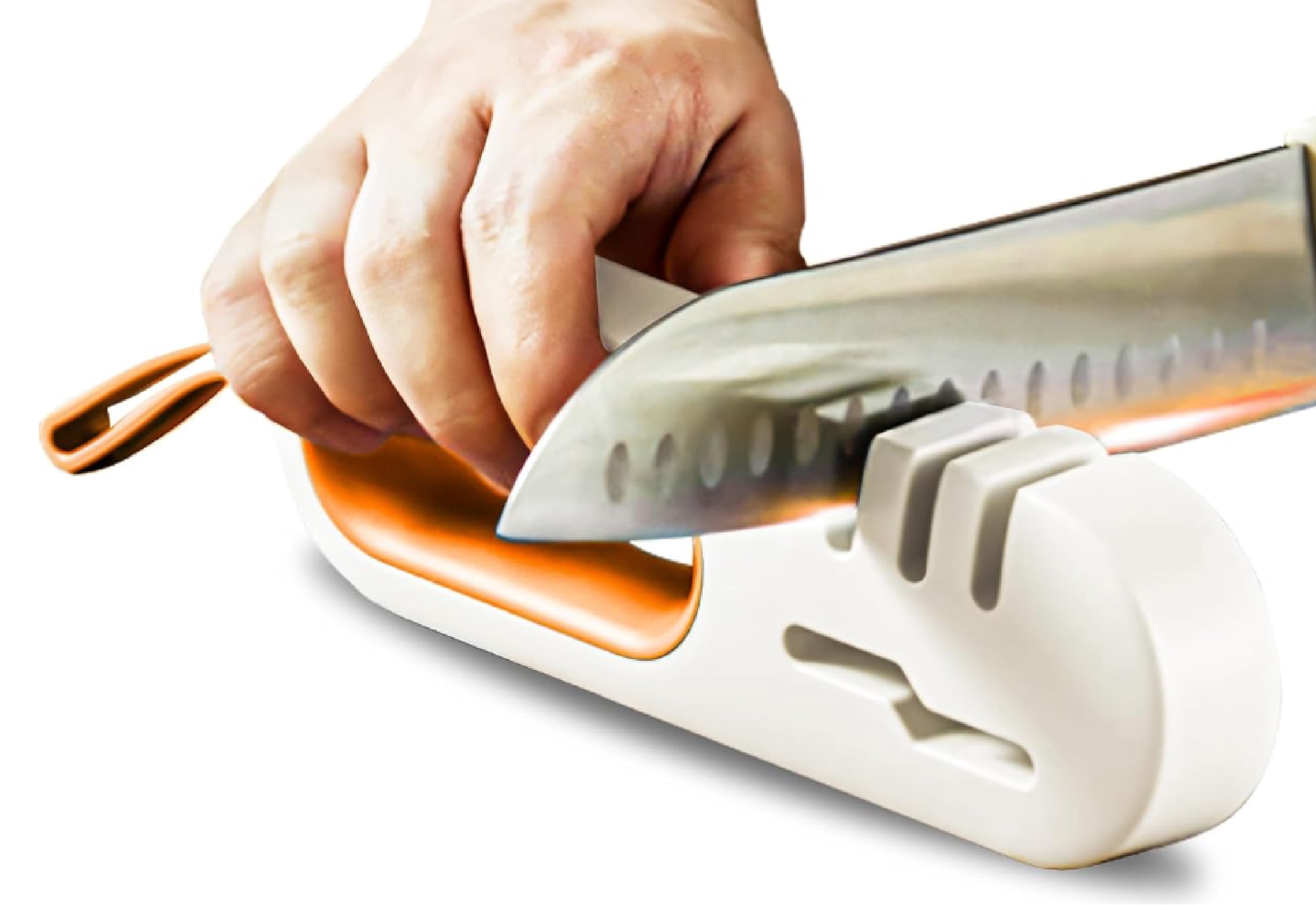 VEBRSUDEX Knife sharpeners, Advanced Sharpener, Suspended Four in One Kitchen Scissors Sharpener