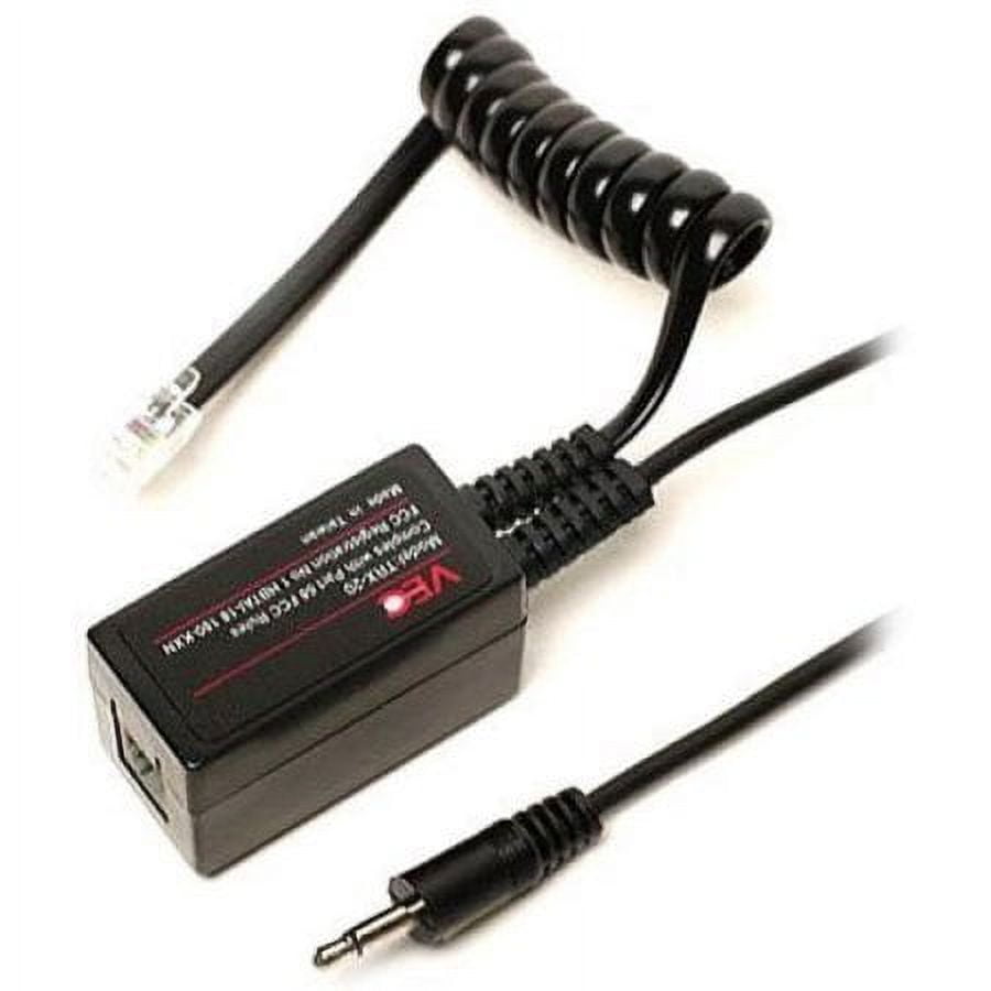 VEC TRX20 Telephone Call Recording adapter with 3 ft. cord and 3.5mm