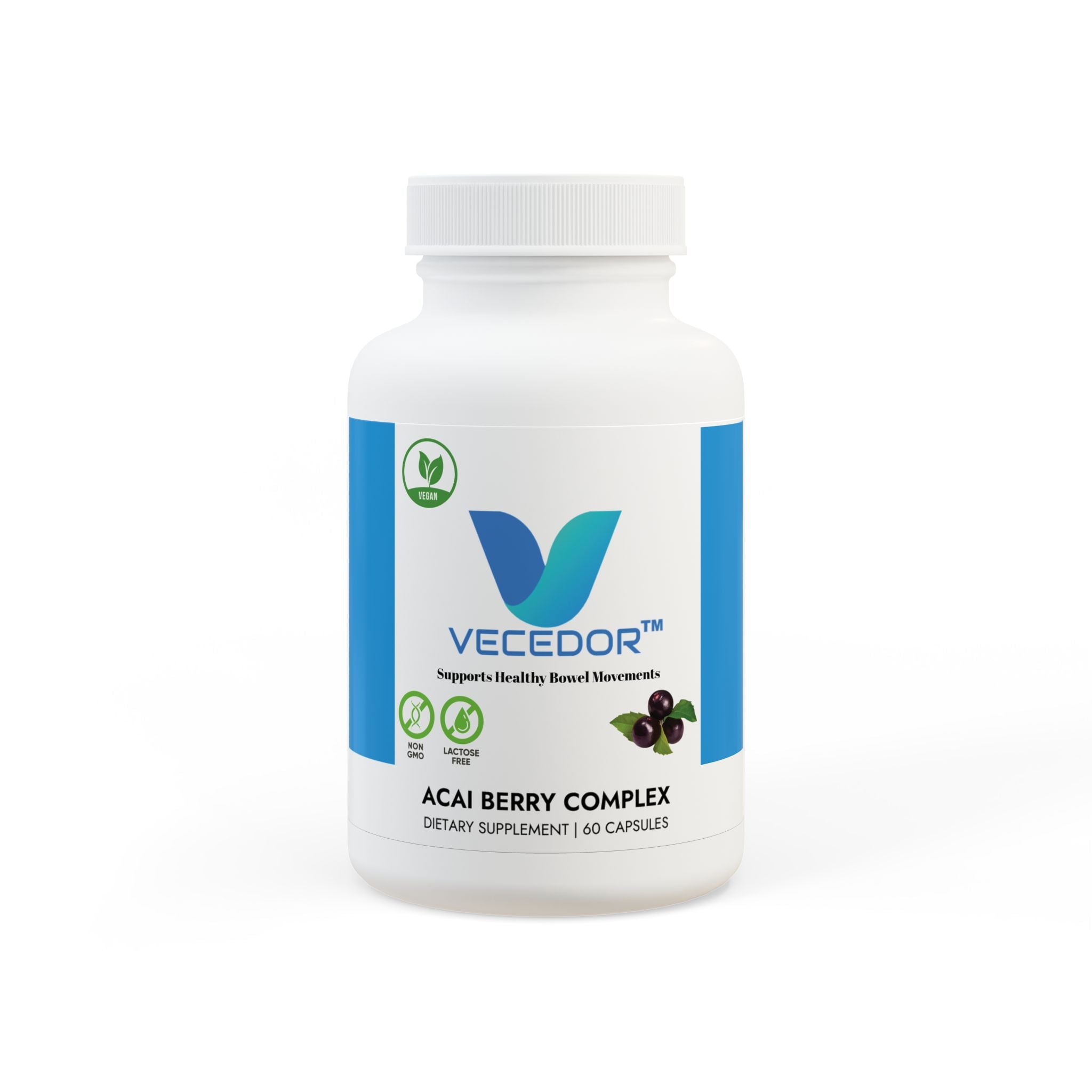 VECEDOR Acai Berry Complex Supplement (60 Capsules)
