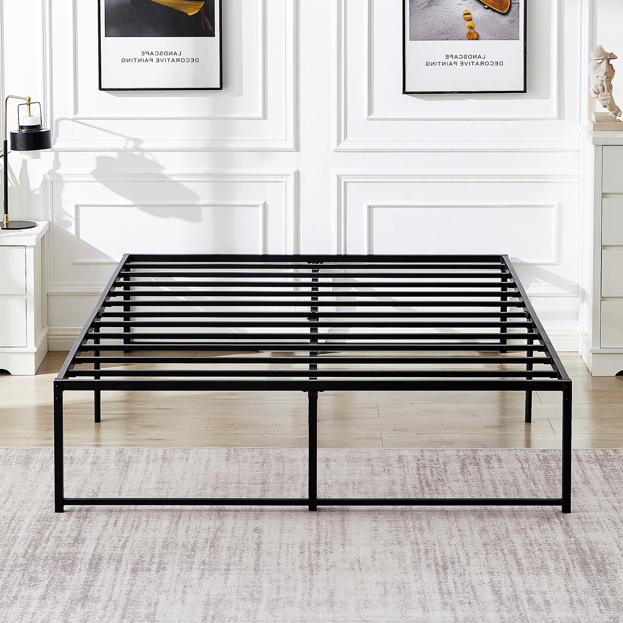 16 inch platform 2024 bed frame queen