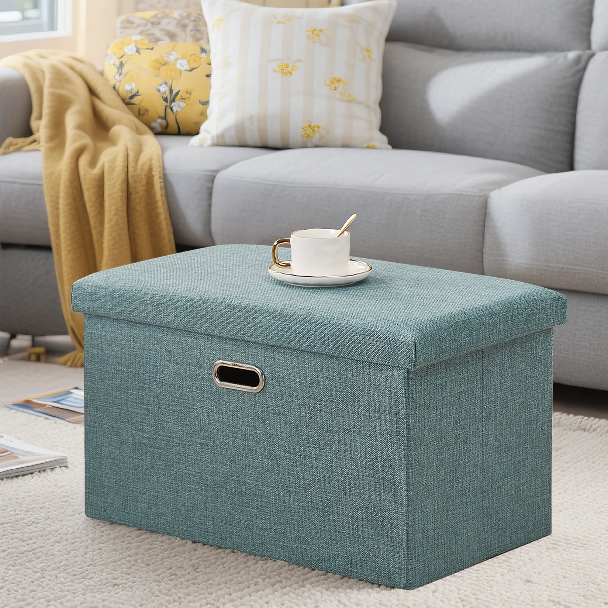 Extraordinary Collapsible Storage Ottoman Gallery