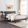 thumbnail image 1 of VECELO 3-Piece Bedroom Set (Set of 3) Bed Frame and 2 Nightstand, 1 of 4