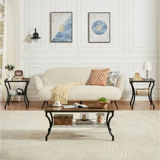 Walmart coffee and end tables top
