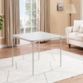 thumbnail image 1 of VECELO Folding Square Table, Portable Card and Game Activity Table for Indoor or Outdoor, Gray, 1 of 8