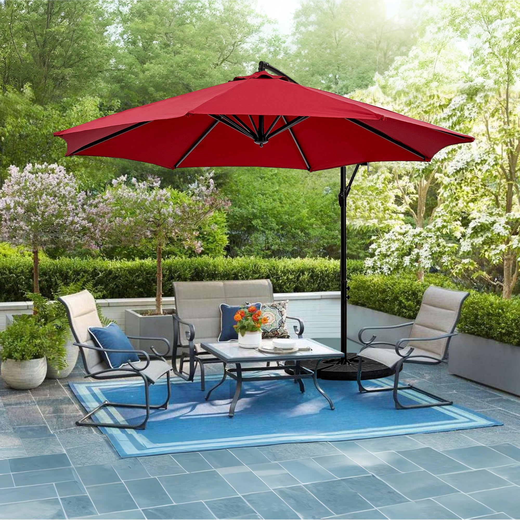 custom printed patio umbrella 7 ft. Custom Printed New Steel Market Patio Umbrellas