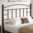 thumbnail image 1 of VECELO Metal Full Size Headboard, Heavy Duty Steel Curved Headboard Only for Bedroom, Easy Assembly, Black, 1 of 6
