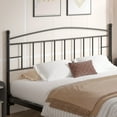 thumbnail image 1 of VECELO Metal King Size Headboard, Heavy Duty Steel Curved Headboard Only for Bedroom, Easy Assembly, Black, 1 of 6
