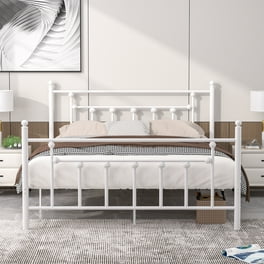 White bed frame walmart sales