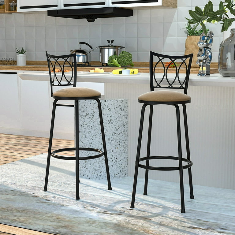 2 metal barstools counter stools highbac 2024