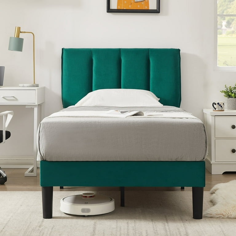 Green twin bed frame online