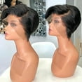 VECPIO 200 13x4 Human Hair Wig Bob Cut Wig Short Straight Wig 13x4