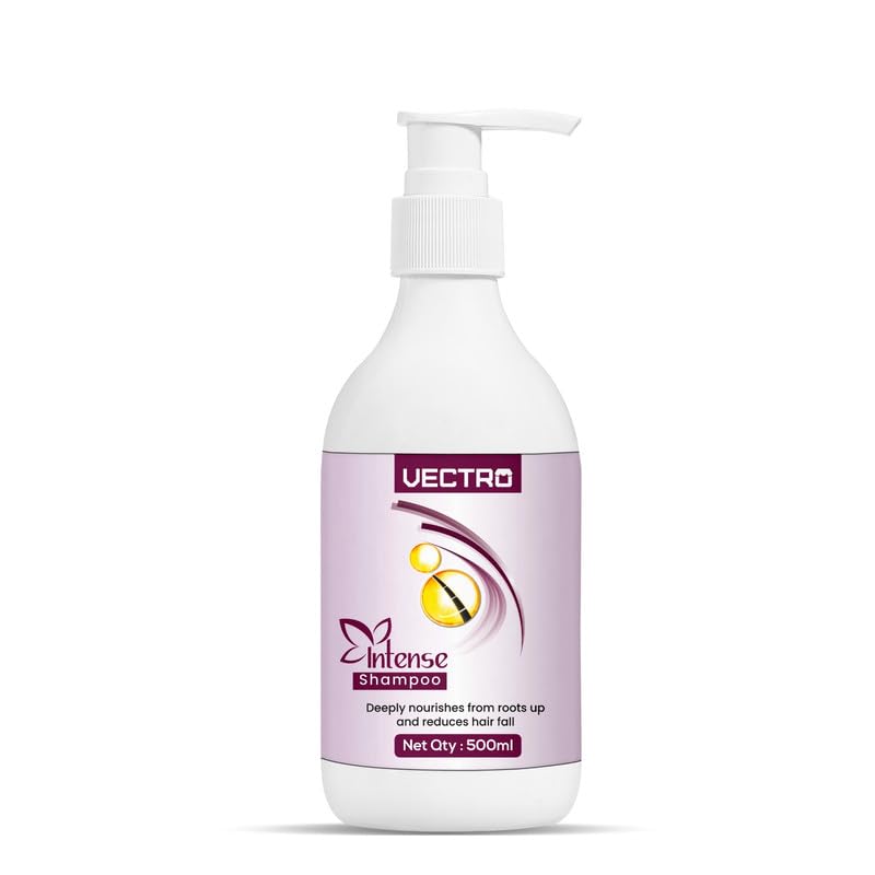 Vectro VECTRO Intense Shampoo Smooth Silky Shiny Hair Helps to Reduce Hair ...