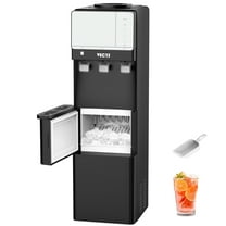 VECYS 3 5 gal Water Dispenser with Ice Maker, 27LBS Daily Ice & Child Lock