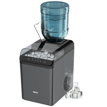 VECYS Countertop Cube Ice Maker, 34LBS Daily Production with Self-Clean