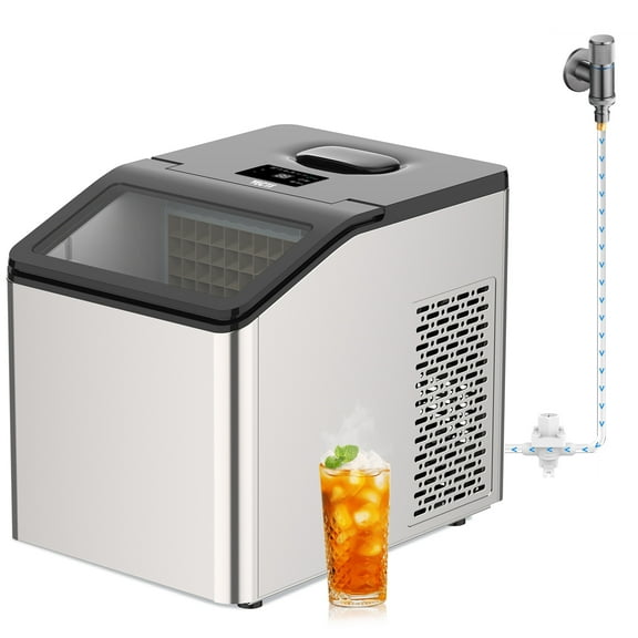 VECYS Countertop Cube Ice Maker, 67LBS Daily, 36 Cubes in 13 Mins
