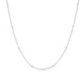 thumbnail image 1 of VEEDOFA Silver Plated Chain Necklace for Women, 16-22 Inch, 1 of 6
