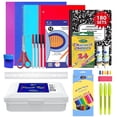 thumbnail image 1 of VEEBOST 32-Piece Complete Stationery Supplies Kit with Notebooks, Pencils, Crayons, and More, 180 Pack, 1 of 6