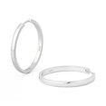 thumbnail image 1 of VEEDOFA Silver Plated Hoop Earrings for Women, Lightweight 20/30/40mm Hoops, 1 of 7