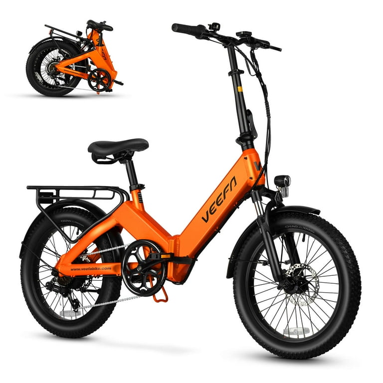 VEEFA F1 Foldable Electric Bike for Adults, 500W Motor Ebike with