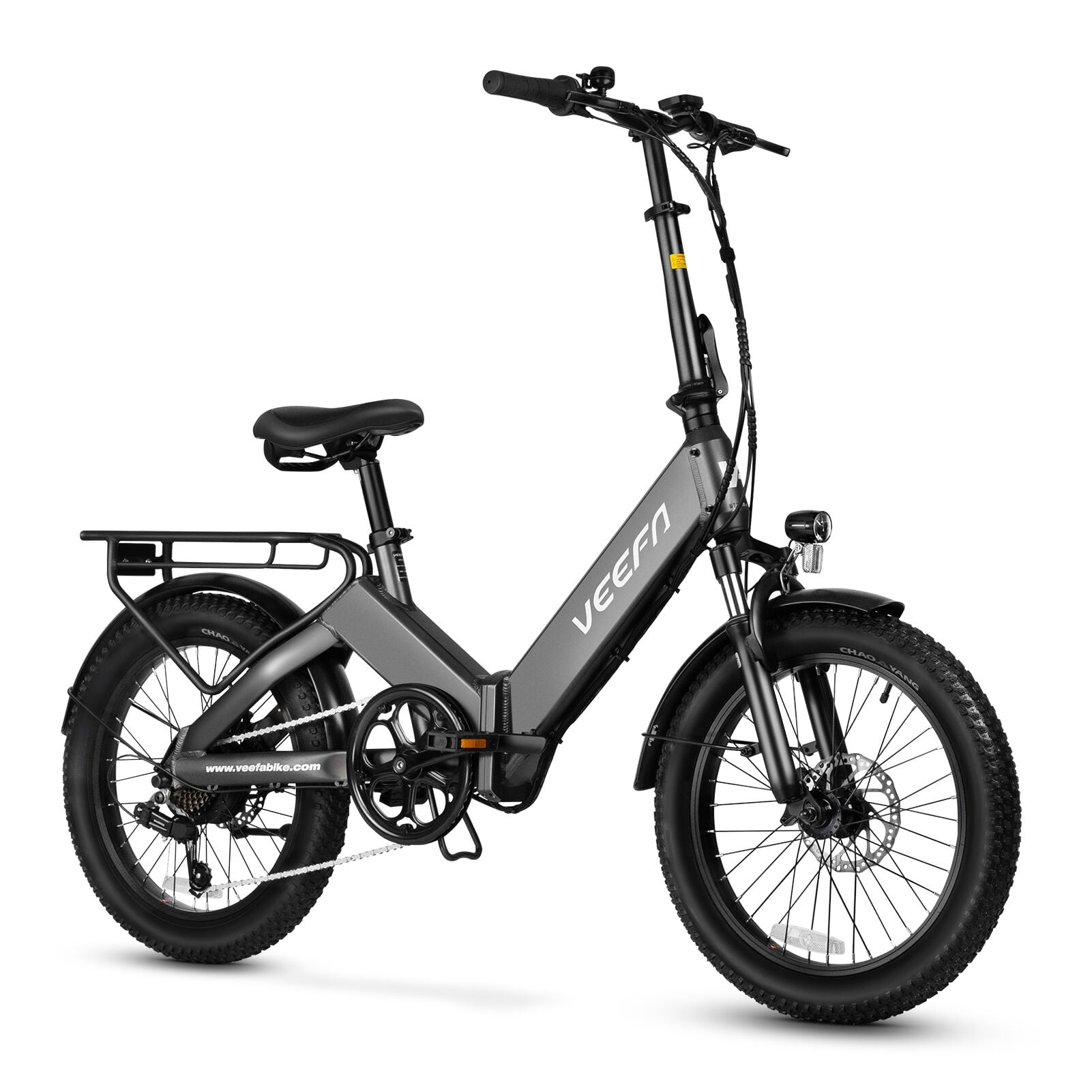 VEEFA F1 Foldable Electric Bike for Adults, 500W Motor Ebike with 48V10.4Ah Removable Battery, Folding Ebike 30-80 Miles Range &19.9MPH Max Speed, 5 Pedal-Assist Levels, UL2849