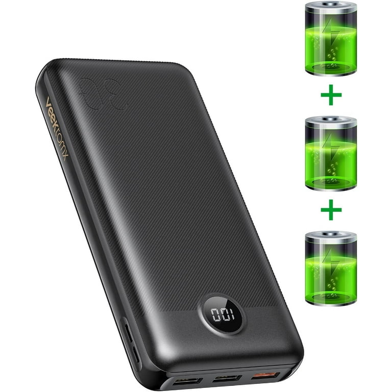 アイティプロテック IPT-BT10000-BK DUAL CHARGER Ultimate Mini Power Bank 10,000mAh Portable Power Bank with