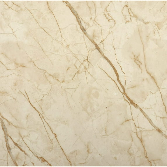 VEELIKE 12pcs Peel and Stick Floor Tile for Bathroom Tile 12"x12" Self Adhesive Vinyl Flooring Waterproof Yellow Marble Floor Tiles DIY Stick on Tiles for Kitchen Living Room Dinning Room Cabinets