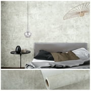 VEELIKE 15.7''x118'' Concrete Wallpaper Waterproof Texture Peel and Stick Wallpaper for Bedroom Grey Contact Paper for Countertops Removable Cement Mural Self Adhesive Vinyl Roll for Walls Cabinets