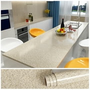 VEELIKE 15.7''x118'' Granite Contact Paper for Countertops Waterproof Self Adhesive Granite Wallpaper Peel and Stick Countertops for Kitchen Bathroom Counter Top Removable Decorative Vinyl Film