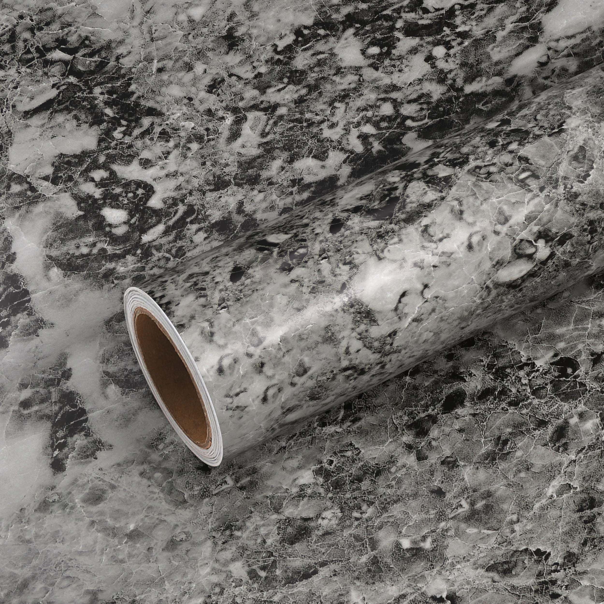 VEELIKE 15.7''x118'' Grey Marble Contact Paper for Countertops Waterproof Peel and Stick Contact Paper for Kitchen Counter Tops Self Adhesive Matte Marble Vinyl Wallpaper for Bedroom Walls Liners