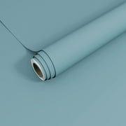 VEELIKE 15.7''x118'' Ocean Blue Wallpaper Peel and Stick Thickening Self Adhesive Blue Contact Paper Waterproof Decorative Vinyl Film for Walls Countertops Cabinets Shelf Drawer Liners Bedroom Kitchen